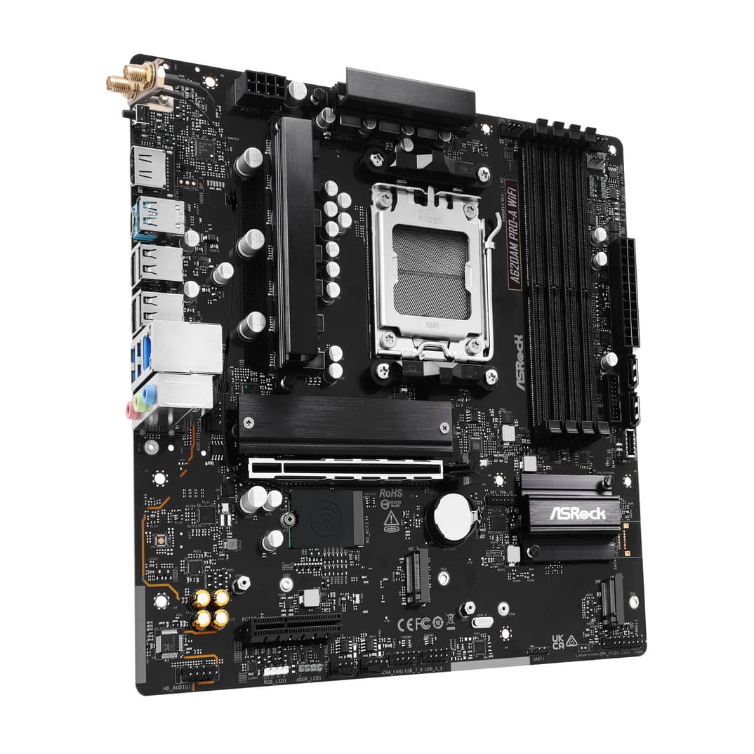 Asrock A620AM Pro-A WiFi AM5 DDR5 Motherboard