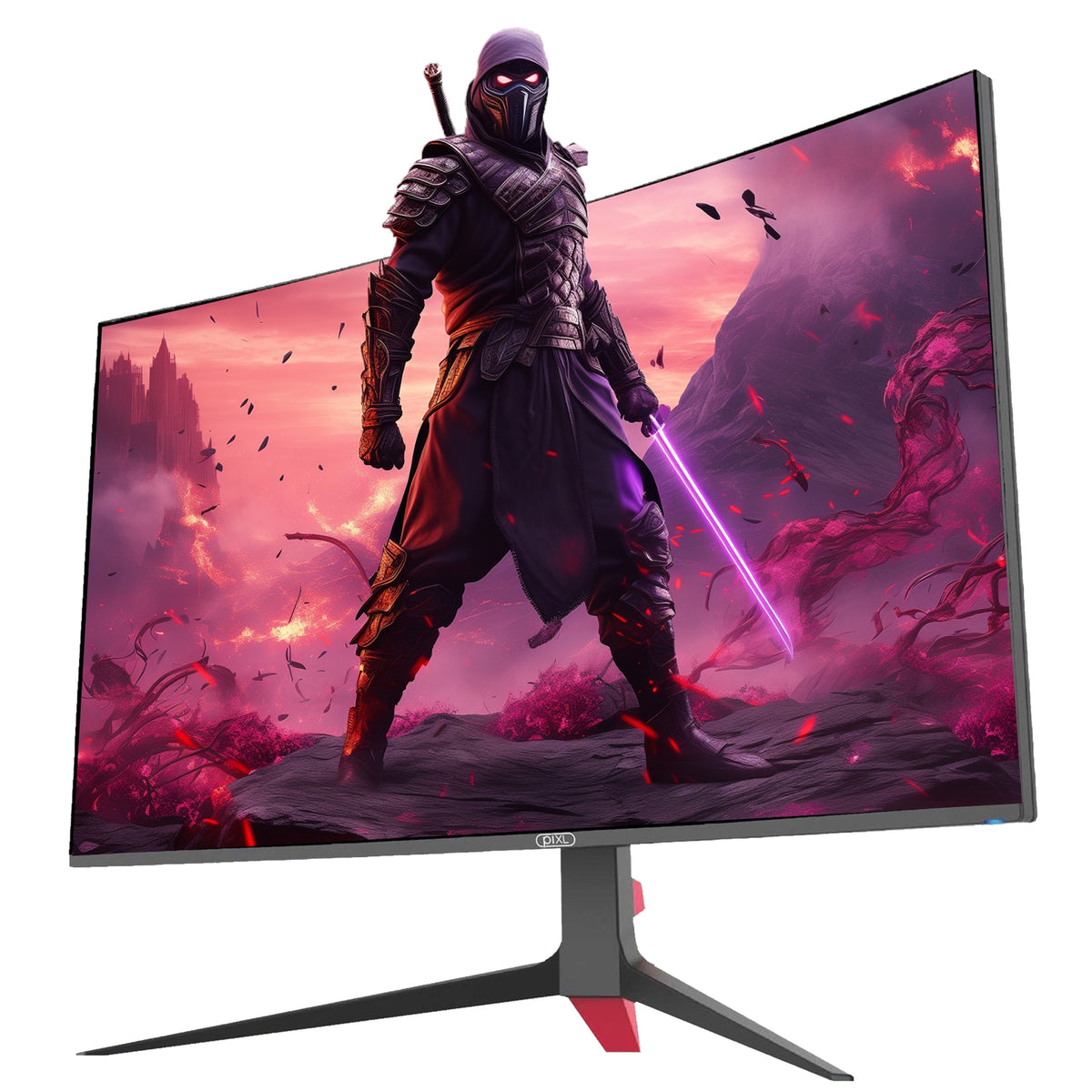 piXL CM32GF5 32 Inch 165Hz HDR Full HD Curved Gaming Monitor with AMD FreeSync & Nvidia G-Sync, 1920 x 1080 Resolution, 1ms Response Time, DisplayPort, HDMI