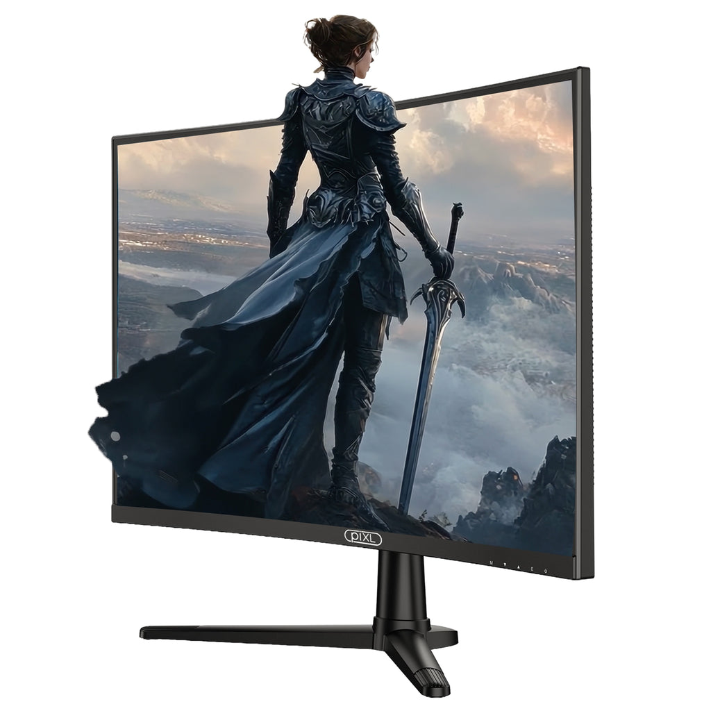 piXL PX27CC301B 27 Inch 240Hz HDR 10+ Full HD Curved Gaming Monitor with 1920 x 1080 Resolution, 1ms Response Time, HDR 10+, DisplayPort, HDMI