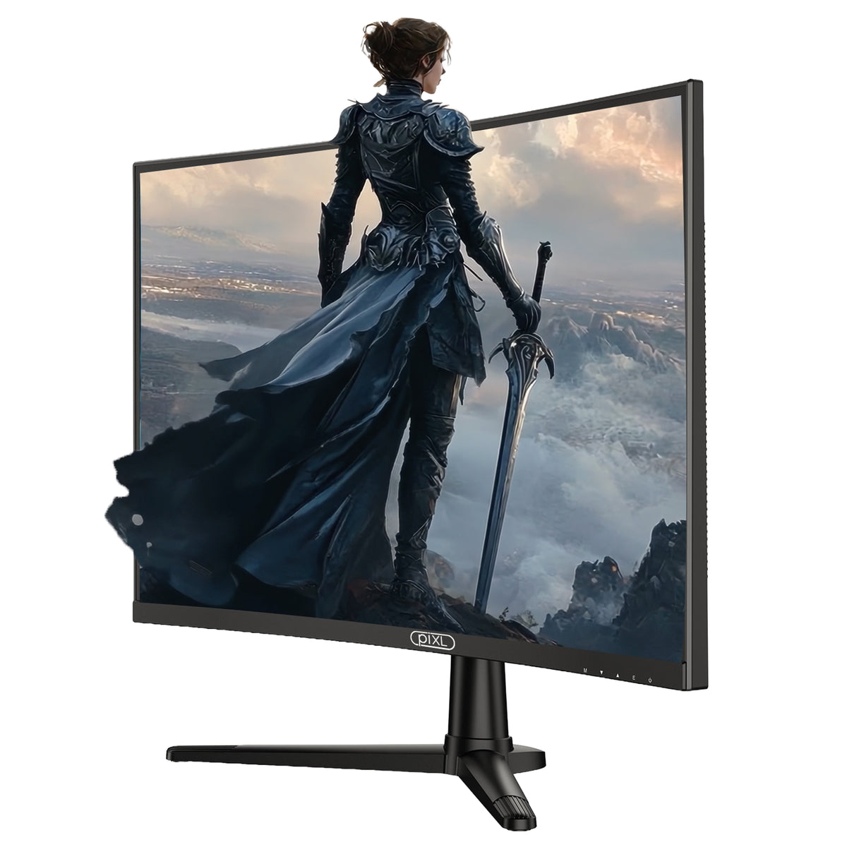 piXL PX27CC301B 27 Inch 240Hz HDR 10+ Full HD Curved Gaming Monitor with 1920 x 1080 Resolution, 1ms Response Time, HDR 10+, DisplayPort, HDMI