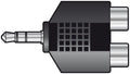 3.5mm Jack to Twin Phono (RCA) M-2xF