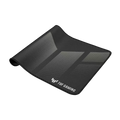 Black TUF Gaming mouse pad on a white background