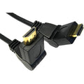 1.8m HDMI to HDMI with Swivel Ends