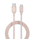 Devia - 1.2m (2.4A) USB to USB-C Silicone Cable - Pink