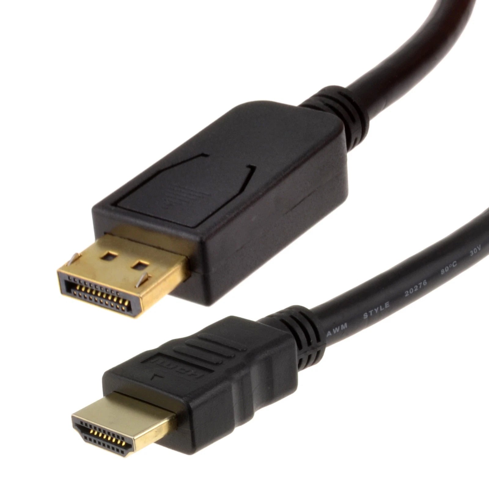 2m DisplayPort to HDMI Cable