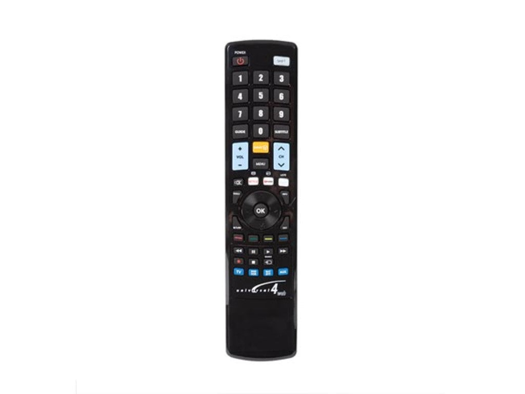 Universal 4 Device Remote Control (Web Programmable)